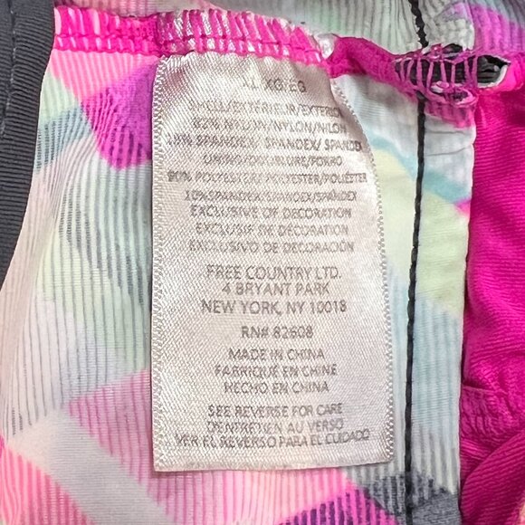 Free Country Tankini Top (XL) and Board Short (L) 2 Piece Swim Set - Picture 9 of 14